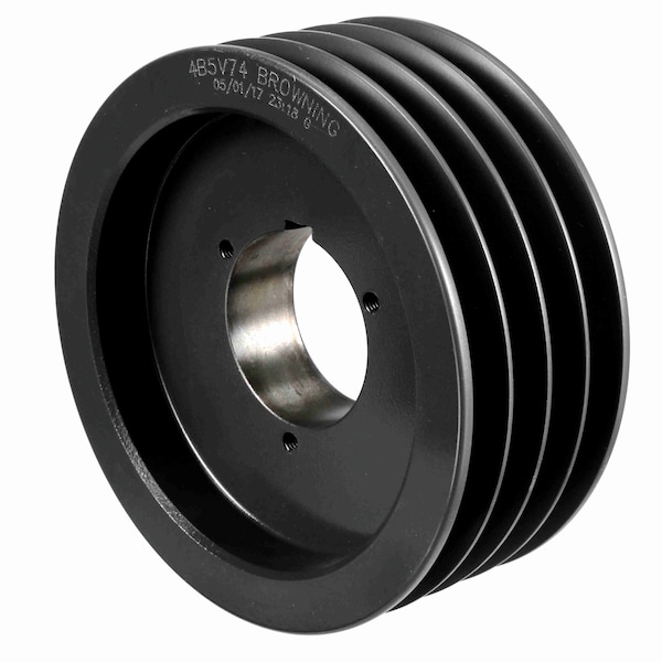 4 Groove Cast Iron Bushed Bore Multiple Sheave, 4B5V74